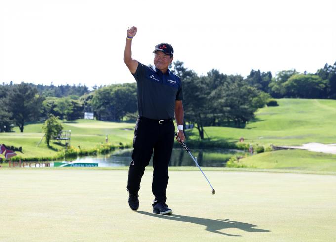 [사진] 최경주, KPGA 최고령 우승