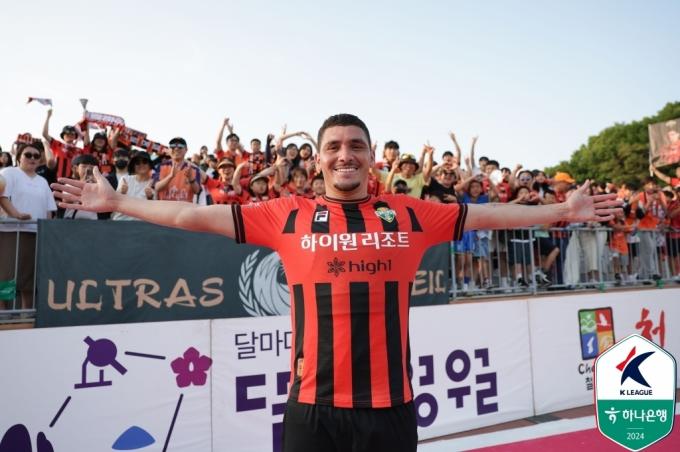 강원FC 야고 (한국프로축구연맹 제공)