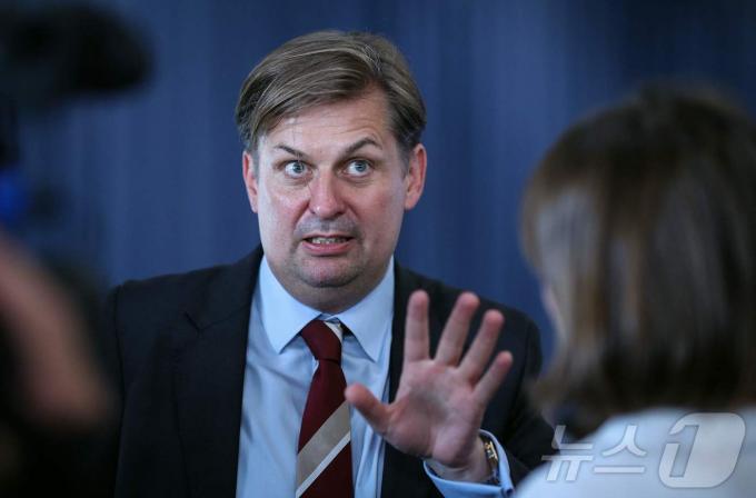 독일 극우 정당 '독일을 위한 대안(AfD)'의 막시밀리안 크라. ⓒ AFP=뉴스1 ⓒ News1 조소영 기자