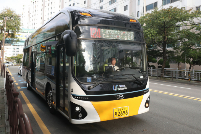 울산에 도입된 전기버스 /사진=머니투데이