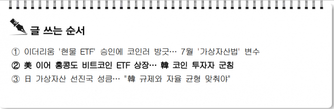 [S리포트] 美 이어 홍콩도 비트코인 ETF 상장… 韓 코인 투자자 군침