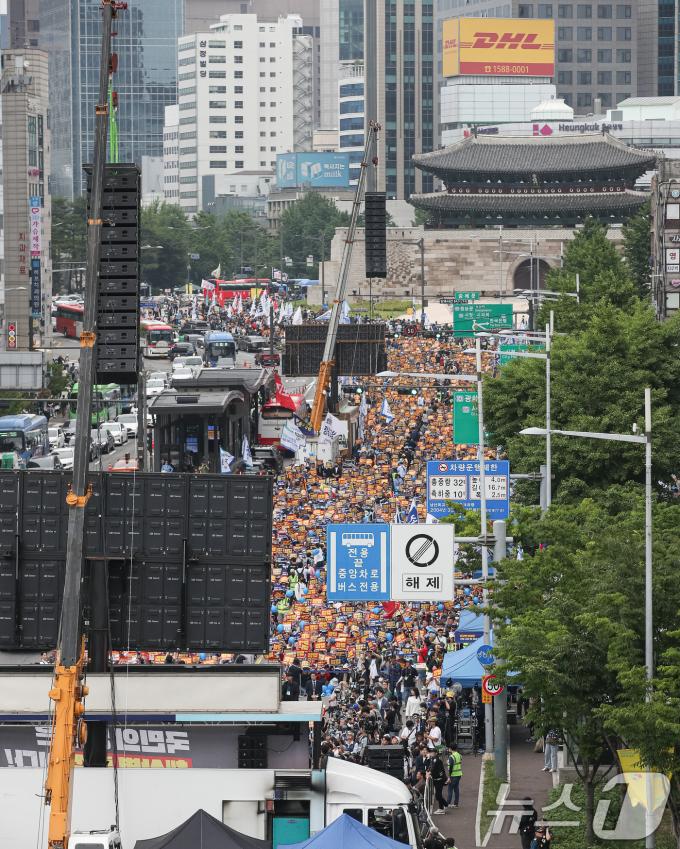 [사진] '해병대원 특검법 통과 촉구하는 범야당 및 시민사회'