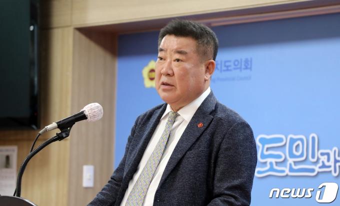 김우남 전 한국마사회장. 2022.5.9/뉴스1 ⓒ News1 홍수영 기자
