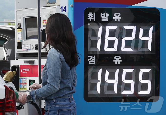 [사진] 휘발유 5주 만에 1600원대