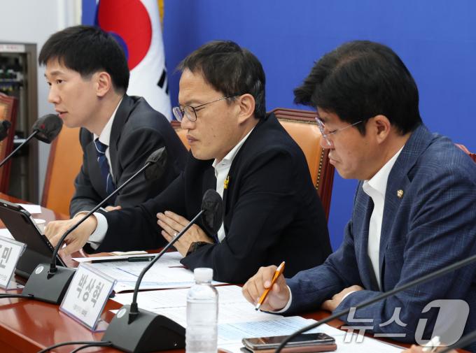 [사진] 민주, 해병대원 특검법 거부권 및 재의결 관련 간담회