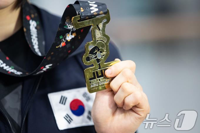 [사진] 허미미가 따낸 29년 만의 세계선수권 금메달