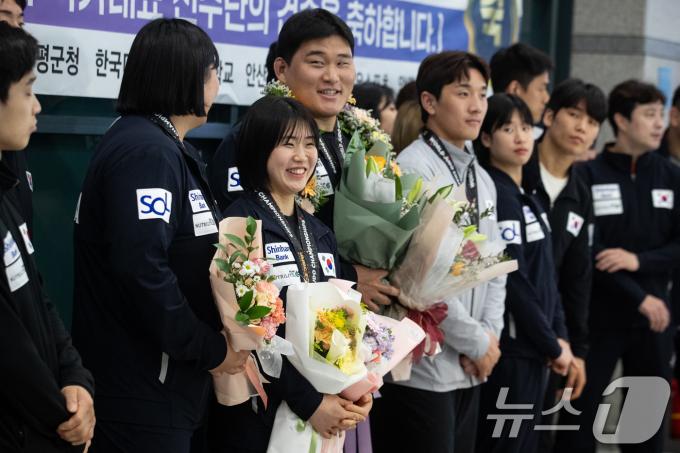 [사진] 파리올림픽 앞두고 세계선수권 좋은 성적 거둔 유도 대표팀