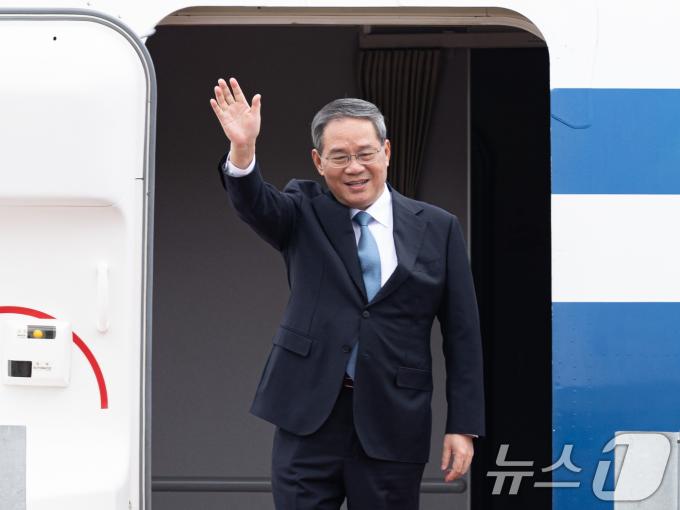 [사진] 리창 中 총리 '한중일 정상회의 참석 위해 방한'
