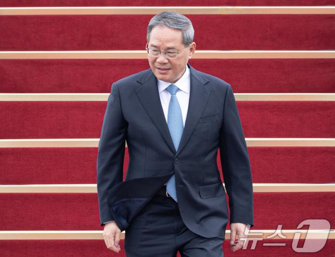 [사진] 한국 도착한 리창 중국 총리
