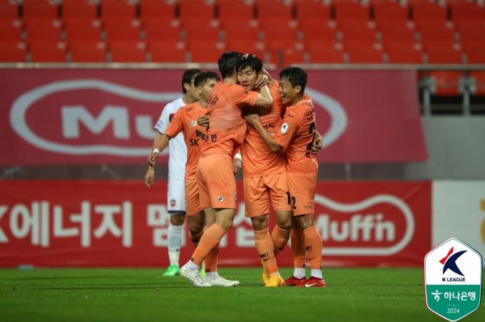 제주 유나이티드가 3경기 만에 승리를 따냈다. (한국프로축구연맹 제공)