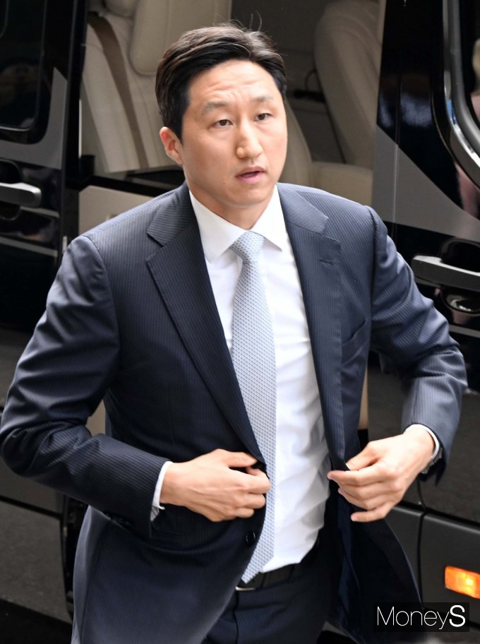 [머니S포토] HD현대 정기선, 무함마드 UAE 대통령과 회동