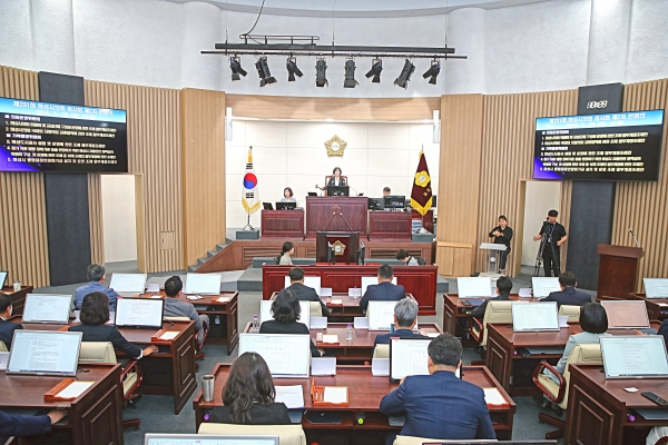 화성시의회 제231회 임시회 제2차 본회의 모습. / 사진제공=화성시의회
