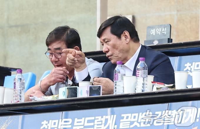 [사진] 잠실 찾은 허구연·류중일