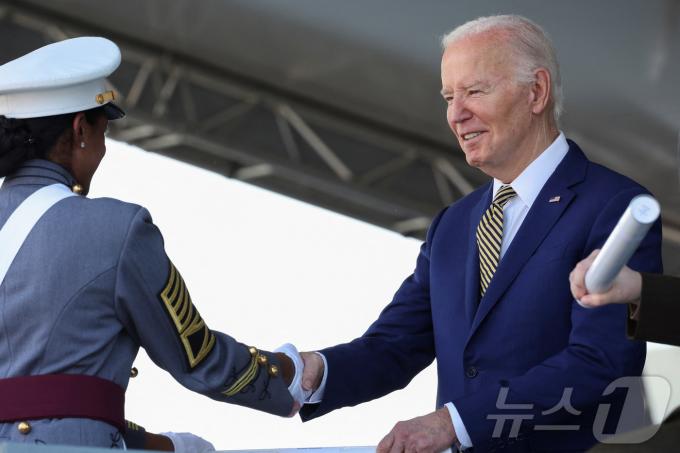 조 바이든 미국 대통령. 2024..5.27 ⓒ 로이터=뉴스1 ⓒ News1 우동명 기자