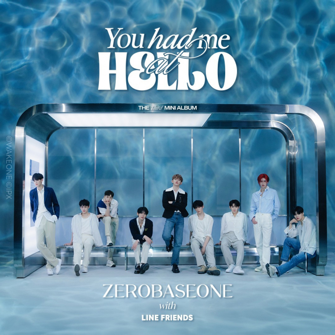 ‘제로베이스원(ZEROBASEONE)’의 세번째 미니앨범 ‘You had me at HELLO’/사진=신세계센텀시티