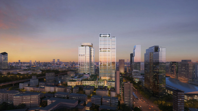 현대차그룹이 지난 5월20일 서울 강남구 삼성동 옛 한국전력 부지에 짓고 있는 GBC 조감도와 사업계획을 공개했다.사진은 GBC 조감도./사진 제공=현대차그룹