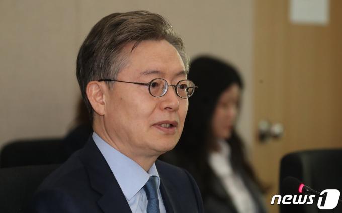황준국 주 유엔 한국대사. 2023.3.29/뉴스1 ⓒ News1 김명섭 기자
