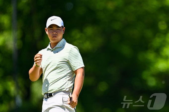 미국프로골프(PGA) 투어의 김주형. ⓒ AFP=뉴스1