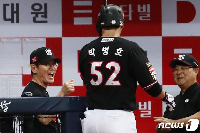 KT 위즈에서 지난 2년 간 활약했던 박병호. /뉴스1 DB ⓒ News1 김민지 기자