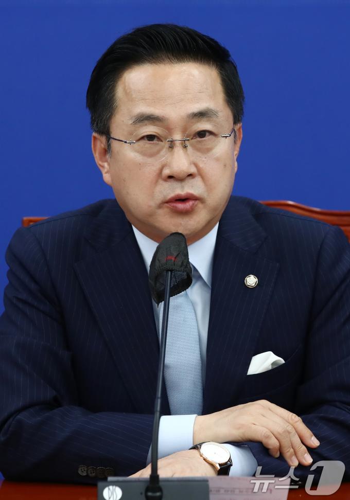 [사진] 원구성 관련 발언하는 박성준 원내수석부대표