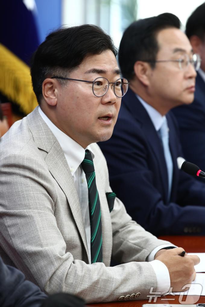 [사진] 원구성 관련 발언하는 박찬대 원내대표