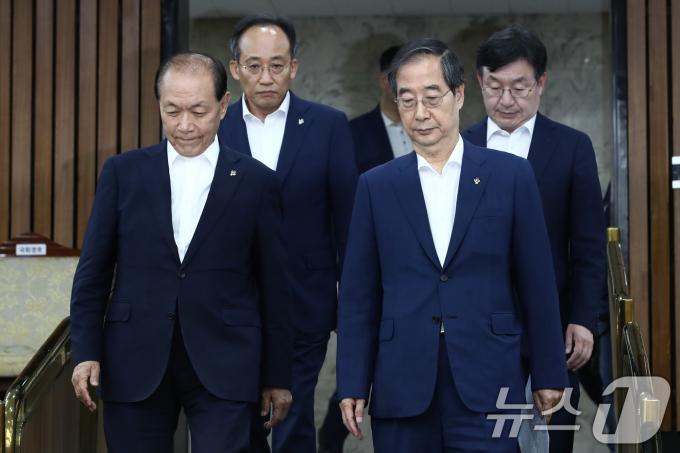 [사진] 22대 국회 첫 고위당정…고물가·군 사고·의료개혁 논의