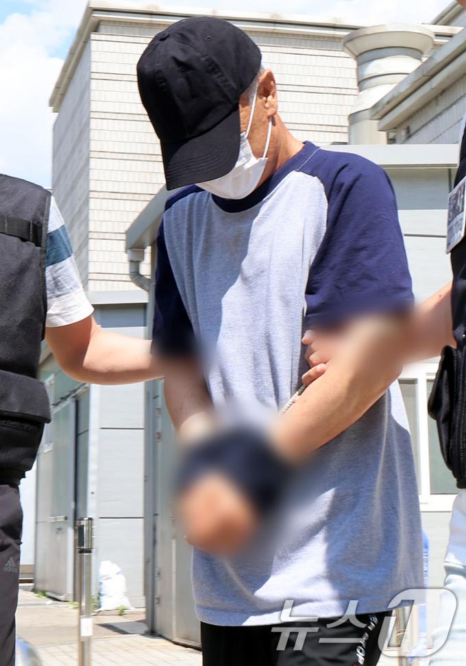 [사진] '강남 오피스텔 모녀 살해' 60대 남성 오늘 구속 기로…영장심사