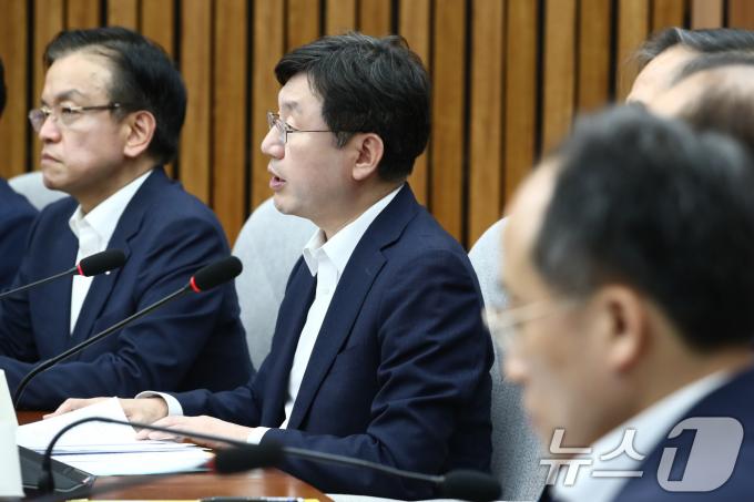 [사진] 고위당정 발언하는 성태윤 정책실장