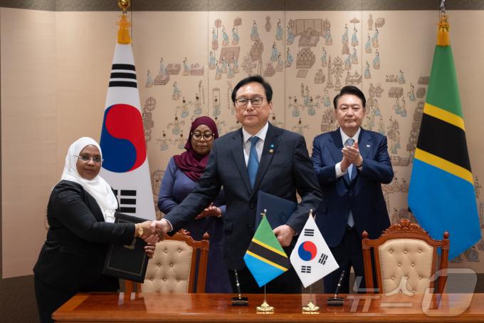 [사진] 한·탄자니아, 경제동반자협정 협상 개시