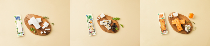 삼진어묵에서 출시한 프로틴샐러드바 3종/사진=삼진어묵