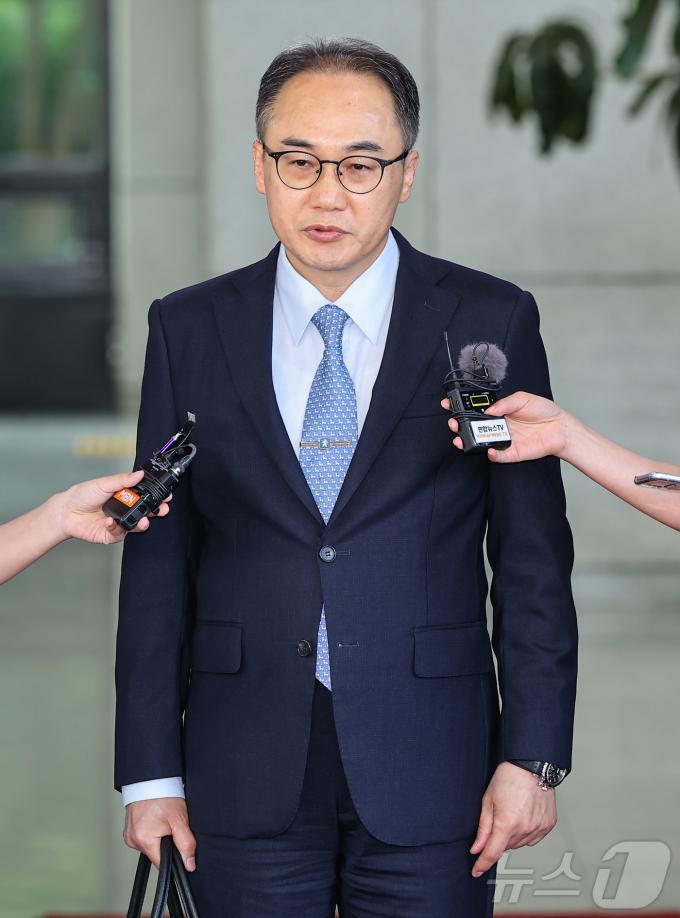 [사진] 입장 밝히는 이원석 검찰총장