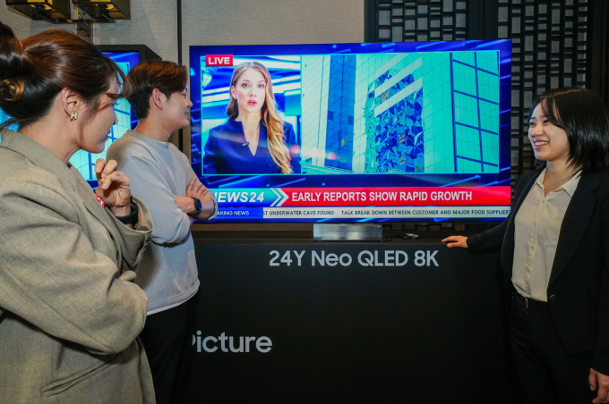 삼성전자의 24년형 네오 QLED 8K. /사진=삼성전자