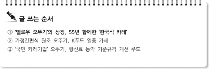 [S리포트] '옐로우 오뚜기'의 상징, 55년 함께한 '한국식 카레'