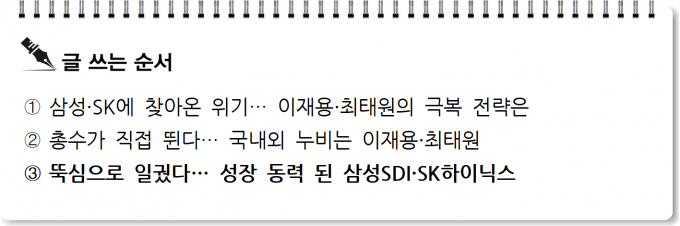 [S리포트]뚝심으로 일궜다… 성장 동력 된 삼성SDI·SK하이닉스