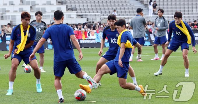 [사진] 축구 대표팀, 중국전 대비