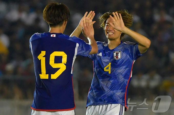 일본 축구대표팀이 시리아를 꺾고 완승을 거뒀다. ⓒ AFP=뉴스1