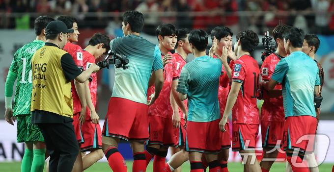 [사진] 승리의 기쁨 나누는 대한민국