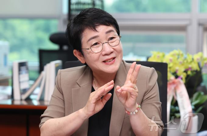 박정현 더불어민주당 의원이 7일 서울 여의도 국회에서 뉴스1과 인터뷰를 하고 있다. 2024.6.7/뉴스1 ⓒ News1 김민지 기자