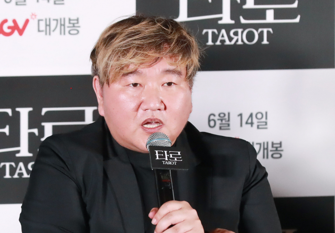 최병길 감독이 이혼에 대해 간접적으로 언급했다. 사진은 지난 12일 서울 CGV용산아이파크몰에서 진행된 영화 '타로'(감독 최병길) 기자간담회에 참석한 최병길 감독. /사진=스타뉴스