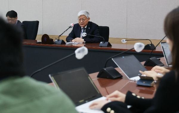 니가타(新潟)현청을 방문한 윤 대사는 사도광산에 역사를 모두 포함할 것을 촉구했다. 사진은 26일 서울 종로구 외교부 청사에서 열린 기자간담회/사진=뉴스1