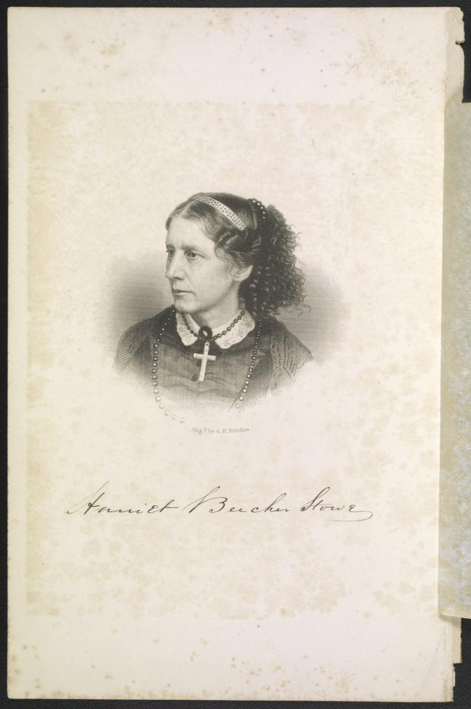 해리엇 비처 스토우. (출처: Ritchie, Alexander Hay, Library of Congress, 흑백사진(1870), Wikimedia Commons, Public Domain)