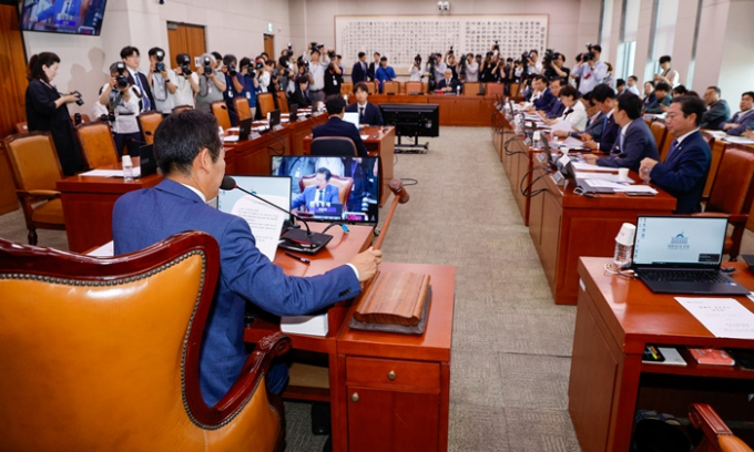 법제사법위원회가 14일 전체회의에서 소관 기관에 대한 업무보고와 채상병 특검법 관련 증인 채택 여부를 논의할 계획이다. 사진은 지난 12일 서울 여의도 국회에서 열린 법사위 첫 전체회의가 진행되는 모습. /사진=뉴스1