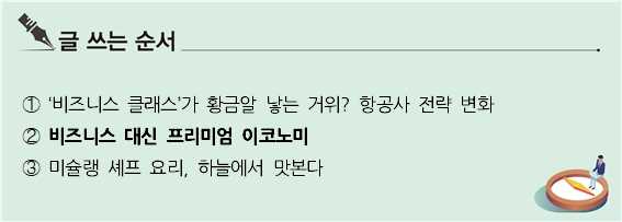 [S리포트] 비즈니스 대신 프리미엄 이코노미