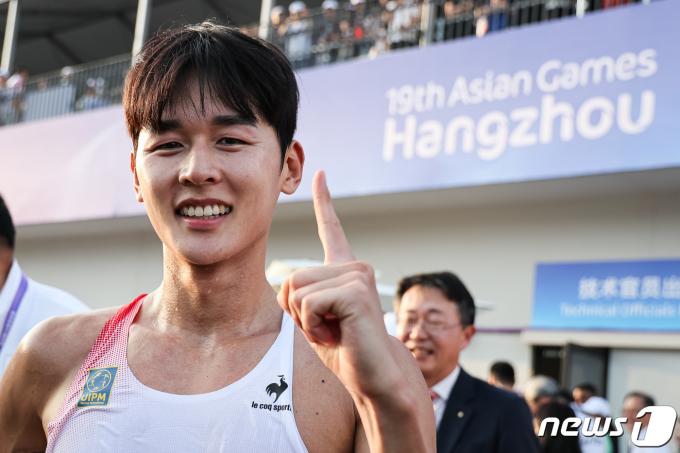 한국 근대5종의 간판 전웅태(광주시청). /뉴스1 DB ⓒ News1 유승관 기자