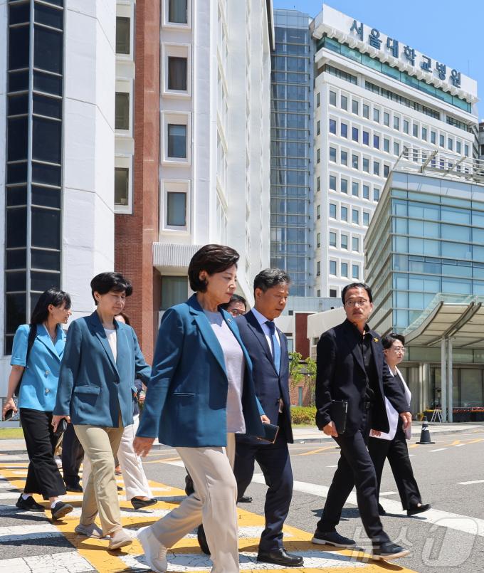 [사진] 국회 복지위, 서울대병원 교수 비대위와 현장간담회