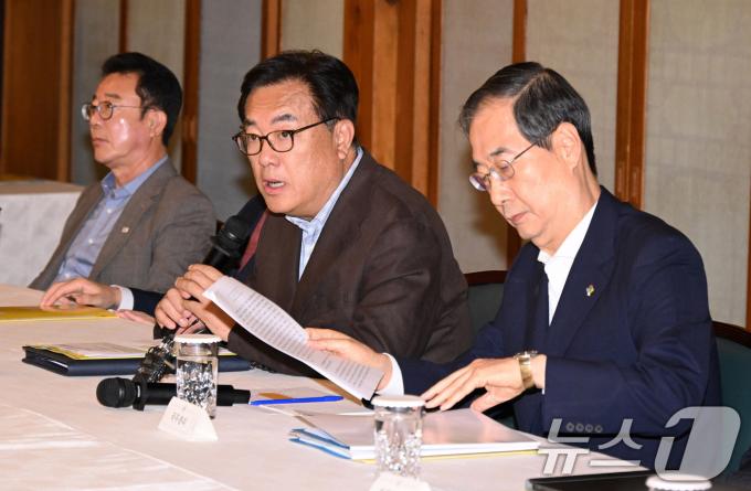 [사진] 발언하는 정진석 대통령실 비서실장