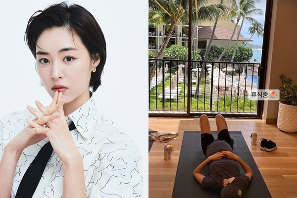 배우 이연희가 임신 중 근황을 전했다. /사진=월트디즈니컴퍼니 코리아 제공, 이연희 인스타그램
