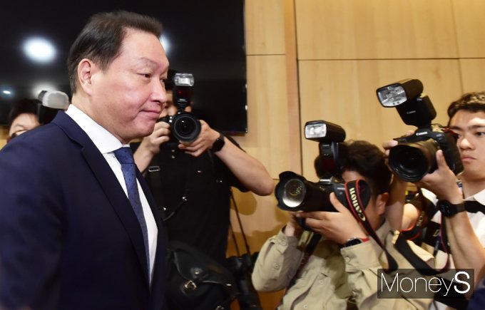 [머니S포토] 최태원 회장 
