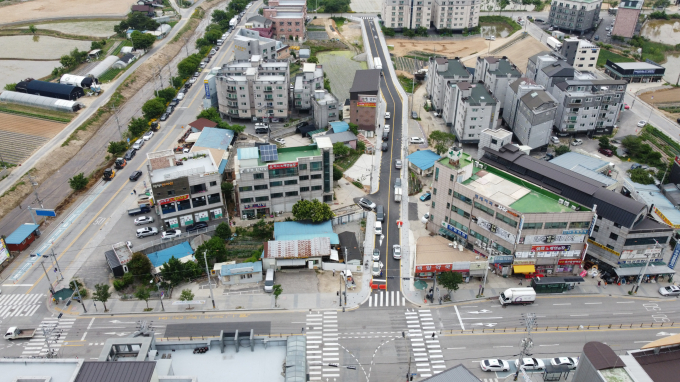 용인특례시 처인구 백암면 백암리 소1-2호 도시계획도로 준공 모습. / 사진제공=용인특레시