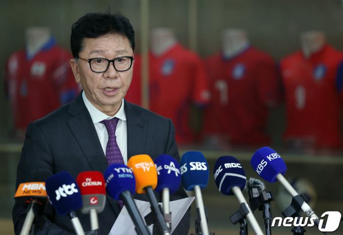 정해성 대한축구협회 국가대표 전력강화위원장/뉴스1 ⓒ News1 박정호 기자